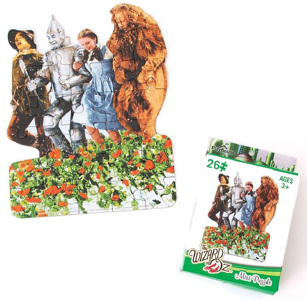 Playhouse Wizard of Oz Poppy Fields 26-piece Shaped Mini Puzzle for Kids