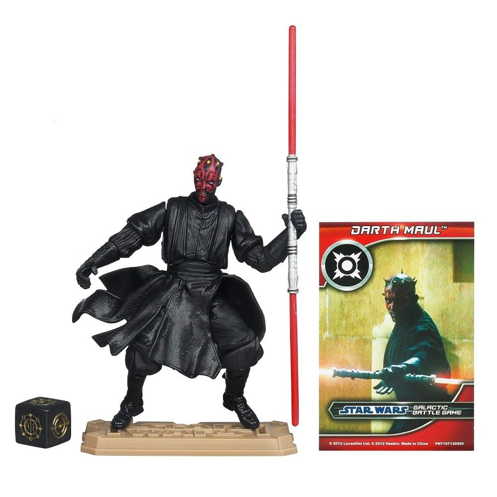 Star Wars 2012 Movie Heroes Figure Darth Maul (With Spinning Lightsaber Action)