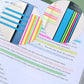 400?Transparent Sticky Mahjong Cards Rule Reader with Highlighter Tape Mahjong Line Finder for Players and Beginners Non Residue Reusable Mahjongs
