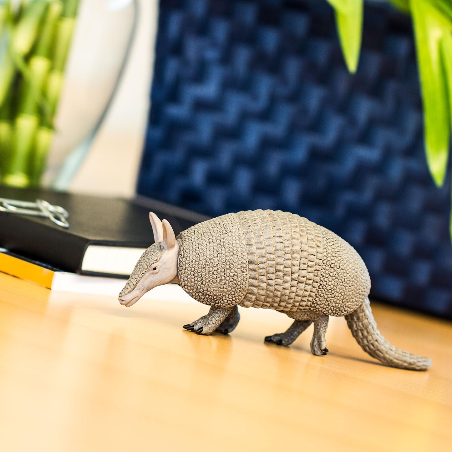 Safari Ltd. Armadillo Figurine - Detailed 6.75" Plastic Model Figure - Fun Educational Play Toy for Boys, Girls & Kids Ages 18M+