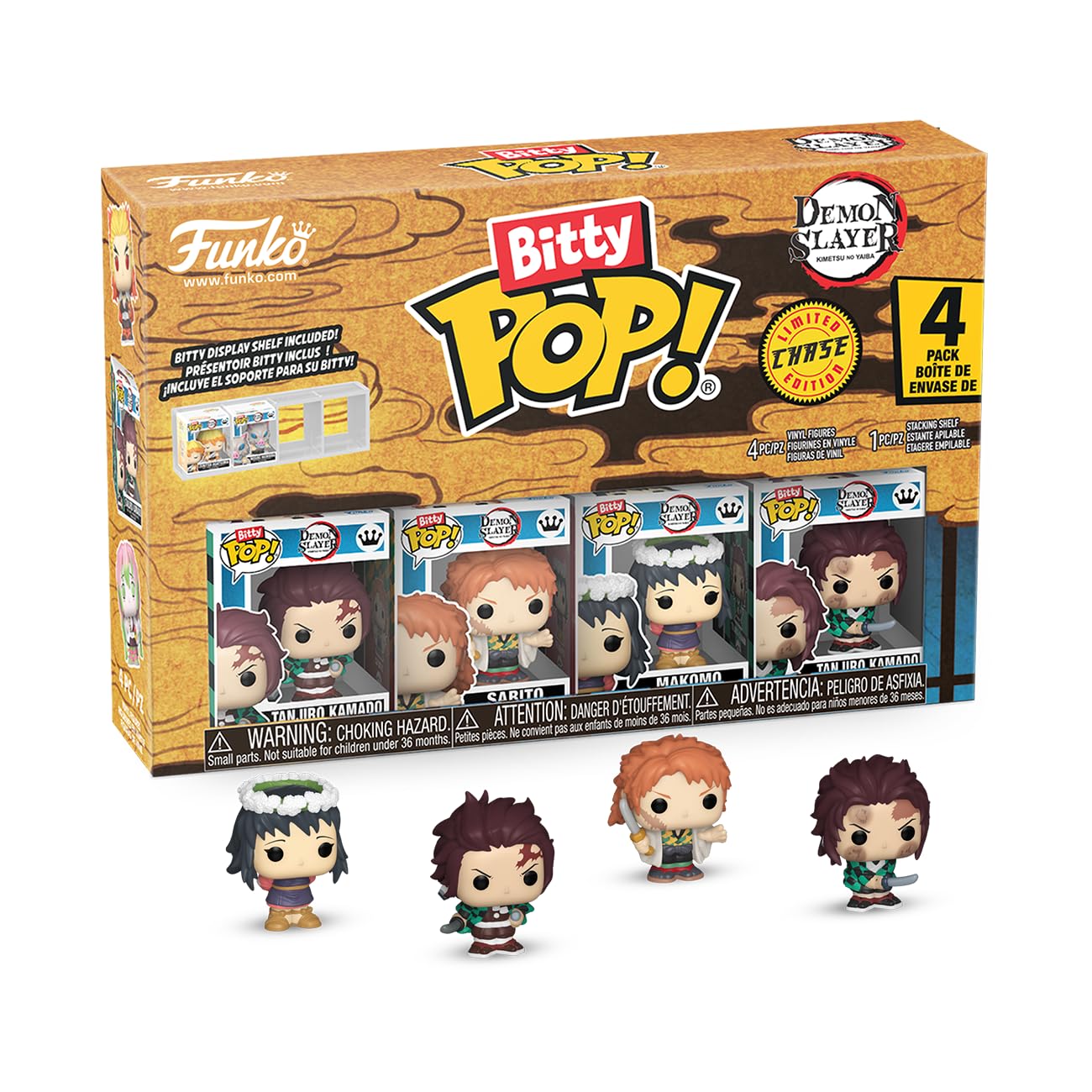 Funko Bitty POP! 4 Pack Demon Slayer: Tanjiro