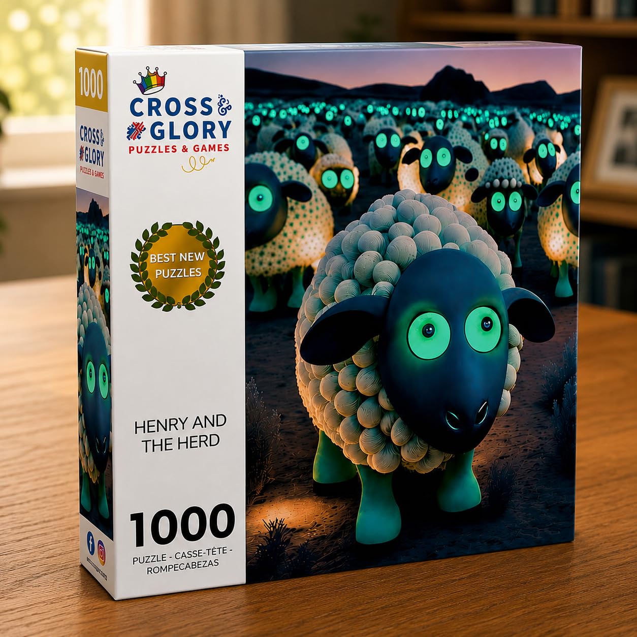 Cross & Glory | 1000 Piece Jigsaw Puzzles for Adults | Henry and The Herd
