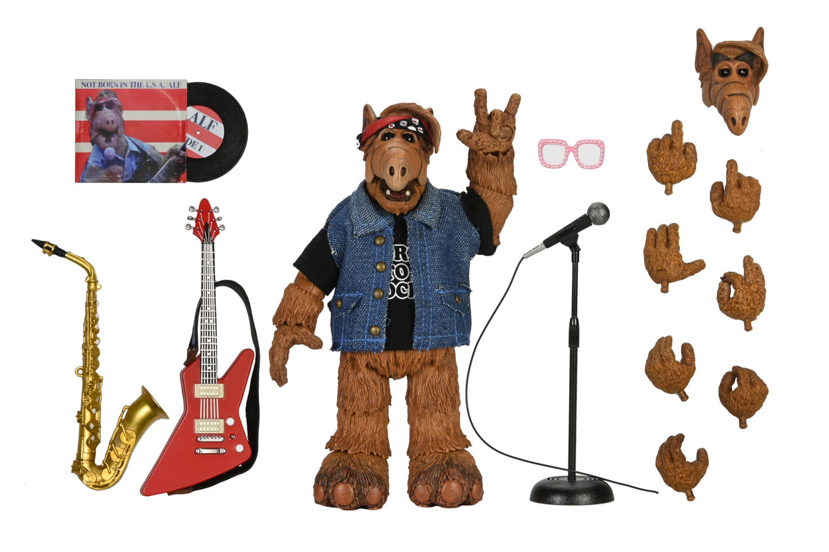 NECA - Alf 7” Scale Action Figure Ultimate Born to Rock