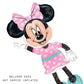 Anagram 34331 Minnie Airwalkers - Pink Dress Foil Mylar Party Balloon, 54", Multicolor, Pack of 1,10116417