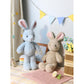 MR ViviCare 14" Adorable Grey Bunny Stuffed Animals for Kids and New Born Babies,Lovely Stuffed Rabbit Plush Toys for Boys and Girls,Great Gifts on