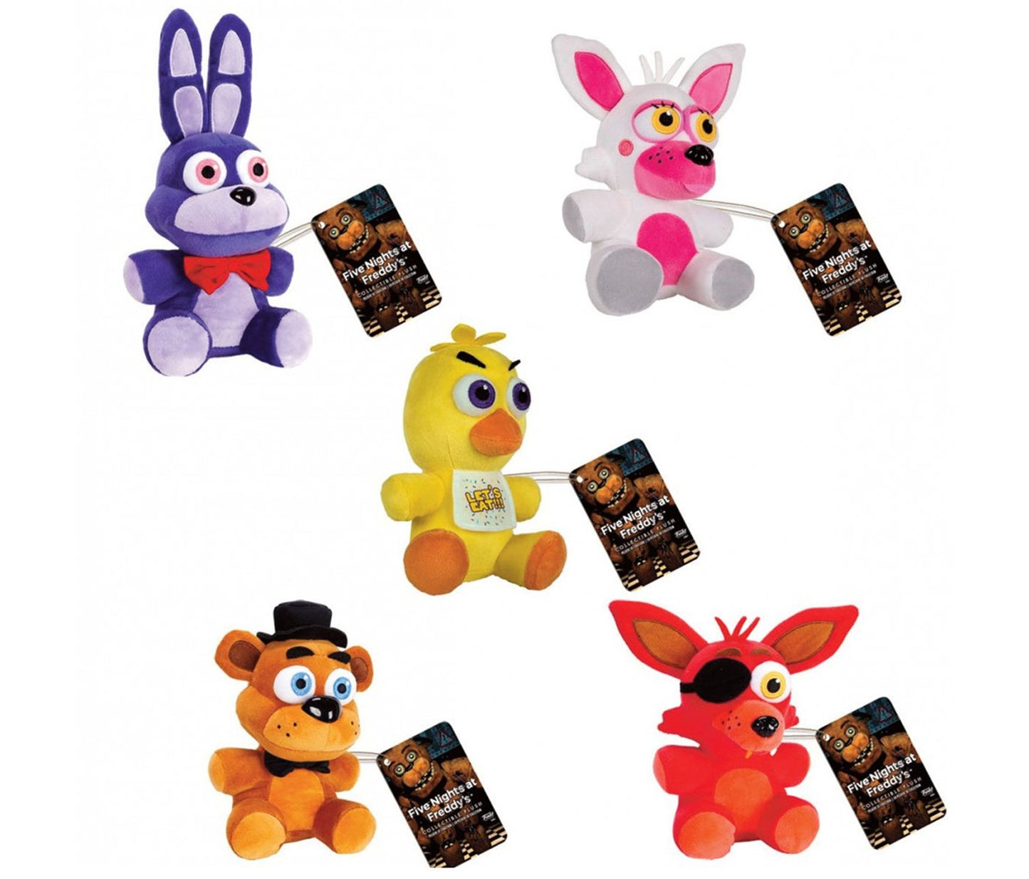 Funko Five Nights at Freddy's Collectible Plush Figure, 6", Assorted Colors and Styles (1 Random Plush)