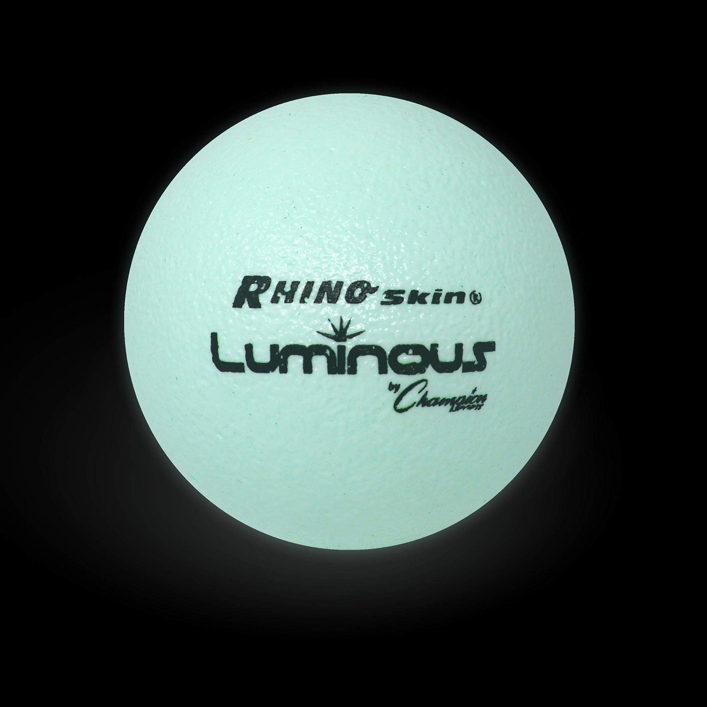 Champion Sports Premium Rhino Skin Dodgeballs with Mesh Storage Bag, Set of 6 - Glow in the Dark Playground Balls for Outdoor Games and Gym Class