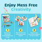 Mumaloo Craft Box for Kids - 10 Creative Arts and Crafts for Kids Ages 4-8, Fun, No Mess Educational Preschool & Homeschool Art Projects, Toddler