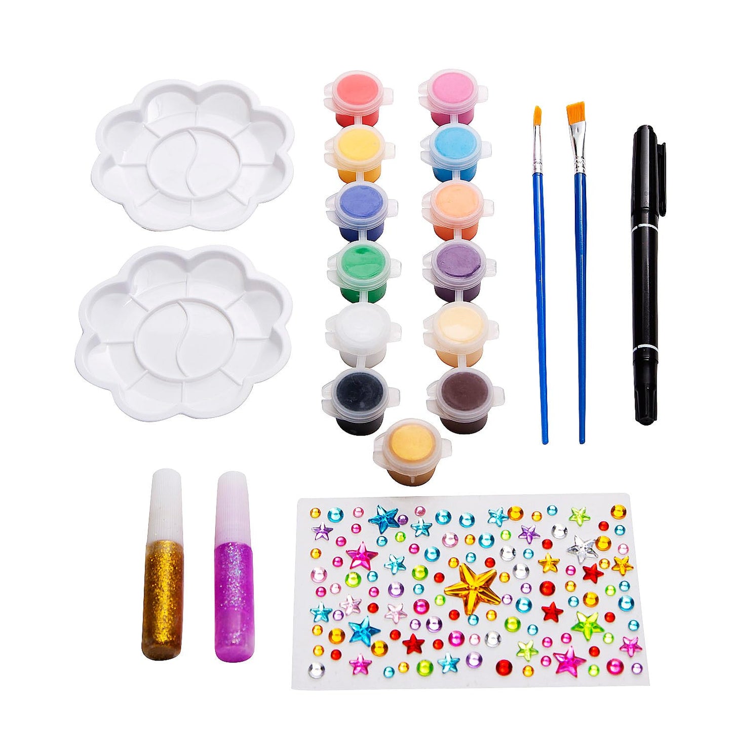 Fun Express 3D DIY Mermaid Wood Puzzle Painting Kit, All in One Kids Craft Kit, Holiday, Birthday and Everyday Gifts, Great Creative Activity for Home