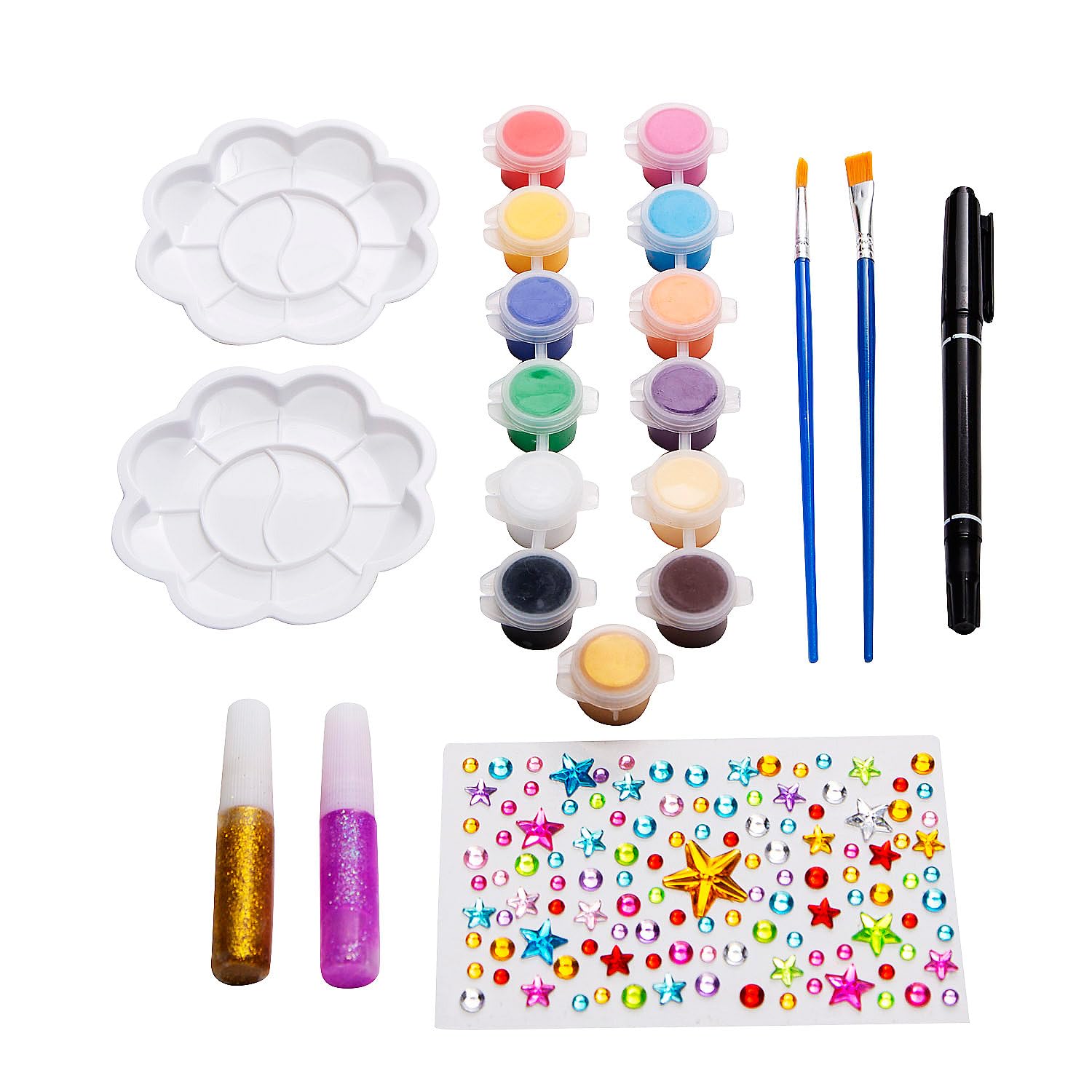 Fun Express 3D DIY Mermaid Wood Puzzle Painting Kit, All in One Kids Craft Kit, Holiday, Birthday and Everyday Gifts, Great Creative Activity for Home