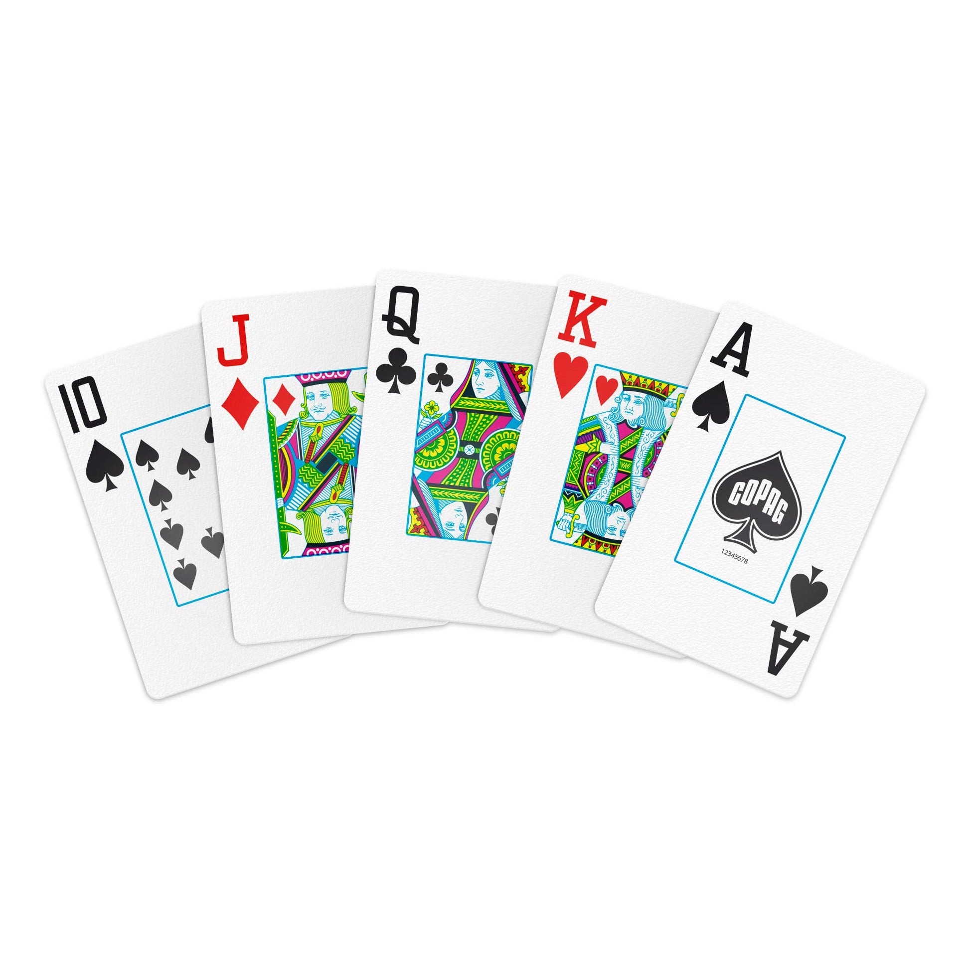 Copag Legacy Design 100% Plastic Playing Cards, Bridge Size (Narrow) Jumbo Index Black/Gold Double Deck Set