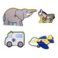 Peg Puzzle Bundle - Farm, Vehicles and Safari