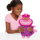 Just Play Disney Junior Alice’s Wonderland Bakery Chat & Glow Cheshire Ca tPlushie Stuffed Animal, Officially Licensed Kids Toys for Ages 3 Up