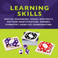 Mindware Q-Bitz Pattern Matching Fun Board Games for Family Game Night | Ages 8 and up 2-4 Players