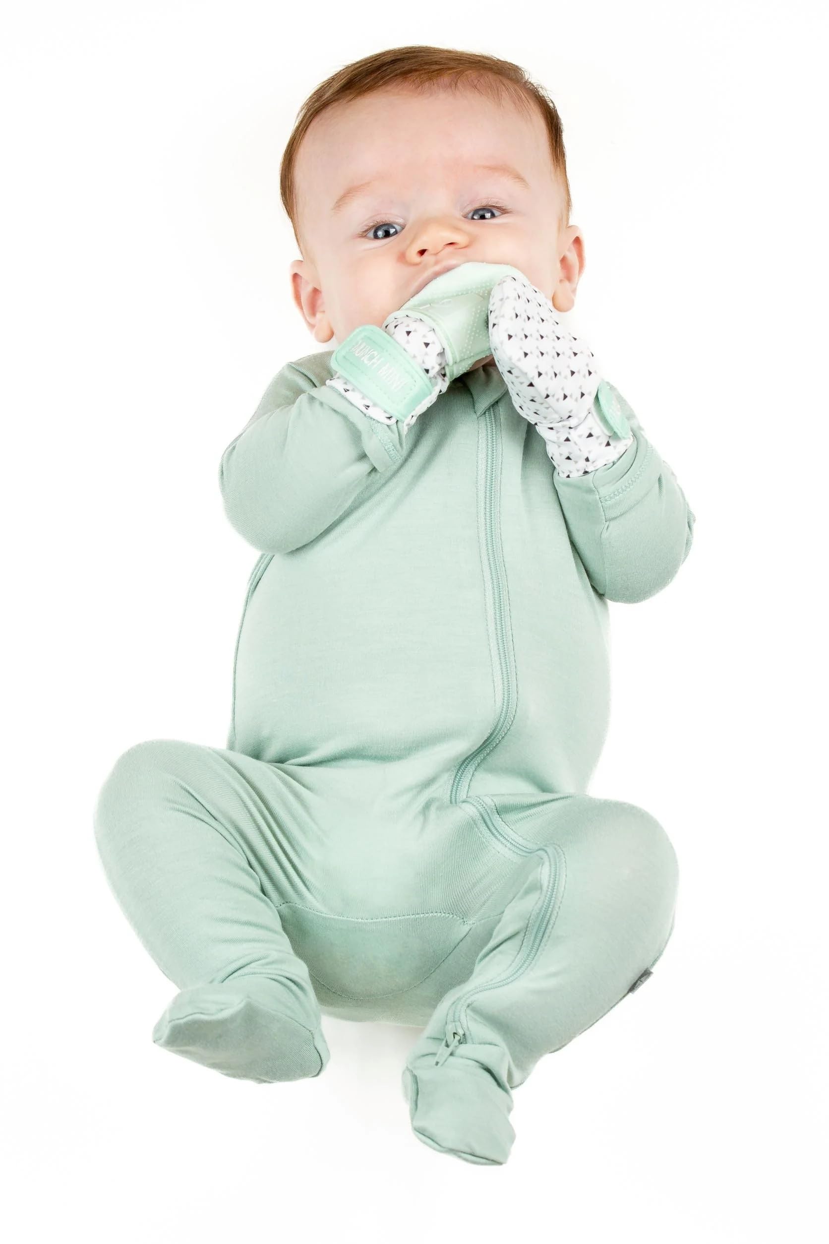 Mint Triangle Teether Combo by Malarkey Kids