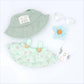 Doll Clothes Designer Outfit Accessories for 17cm Dolls, Cute Macaron Clothing, Summer Dress (No Doll) (Green)