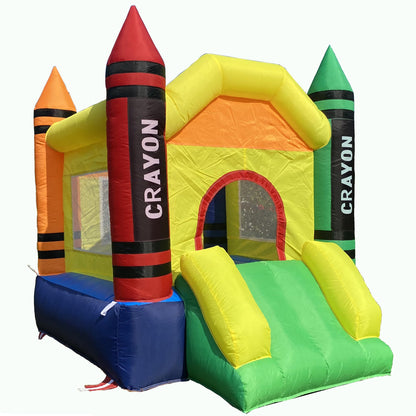 Bounce House, Inflatable Bouncer with Air Blower, Jumping Castle for Kids