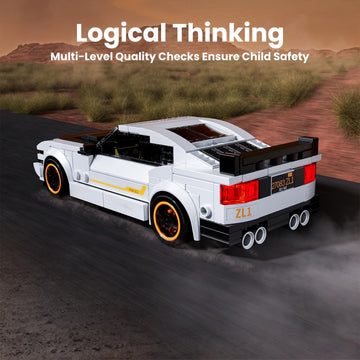 Mould King ZL-1 Classic Sports Car Building Kits, MOC Racing Car Toys Model, Vehicle Blocks Set Suitable for Boys to Build, House Decoration Gifts