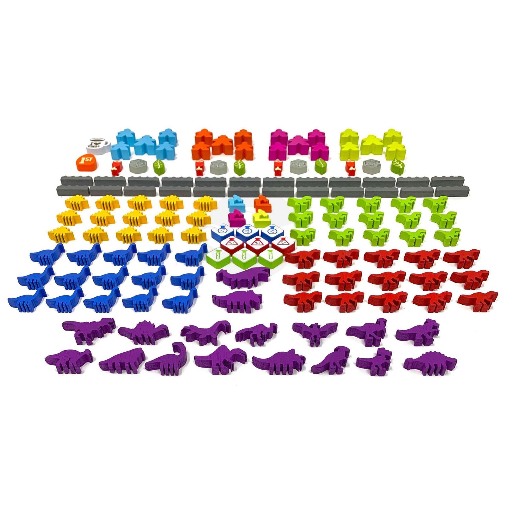 Tiny Epic Dinosaurs Deluxe | Strategic Worker Placement Game, Includes Laboratory Mini Expansion | 1-4 Players, Ages 14+ | Dino Ranching & Resource