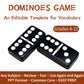 Bucher&Rossini Dominoes Set Double 6 - Classic Black Domino's Game Set for Adults and Kids Idea Gift Present for Domino Players or Family Game Night
