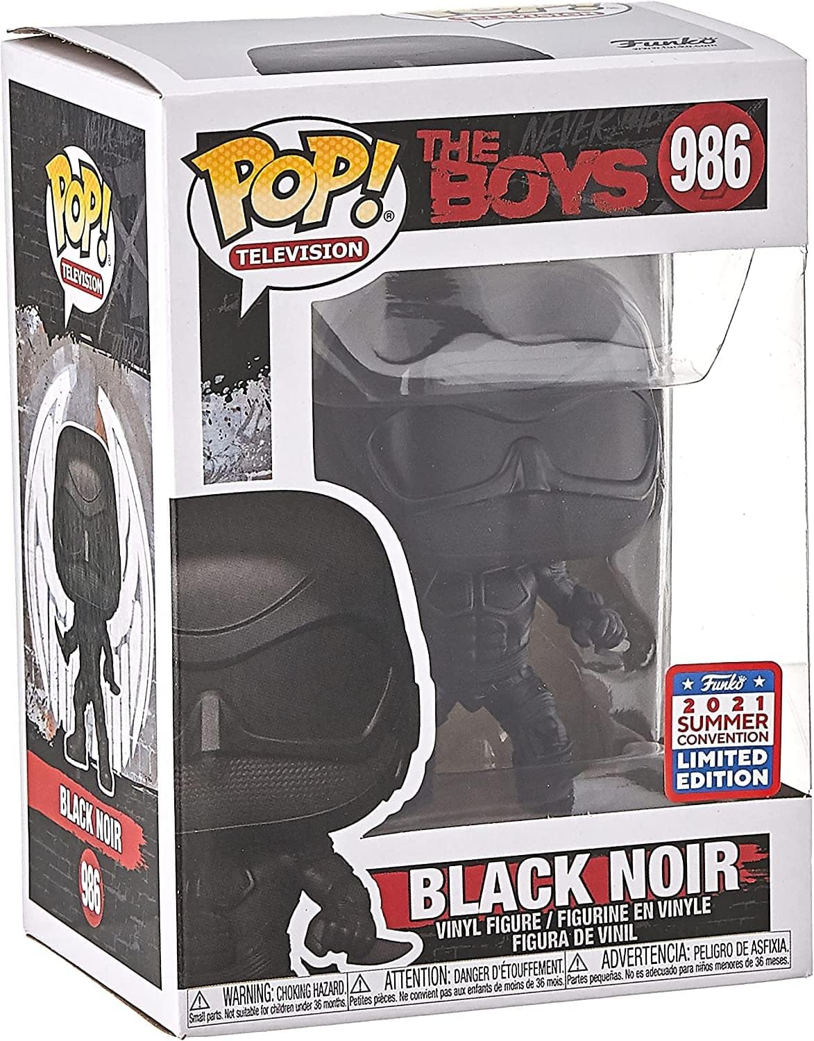 Funko Pop! TV: The Boys - Black Noir, Amazon Funkon Exclusive