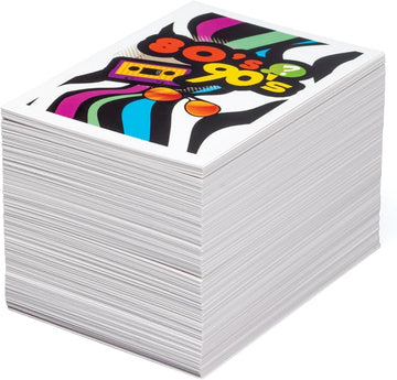 Outset Media - 80's 90's Trivia - Includes 220 Cards with Over 1200 Fun Questions and Answers - Ages 12+