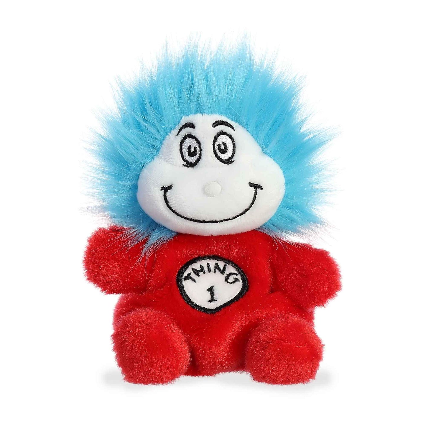 Aurora® Whimsical Dr. Seuss™ Palm Pals™ Thing One Stuffed Animal - Officially Licensed Plush for Imaginative Play - Perfect for Kids and Adults - Red