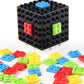3x3 Speed Cube Black 3x3x3 Magic Speed Cube Puzzles Sturdy and Smooth Speed Cubes Puzzles Toy Montessori STEM Educational Toys Gift for Kids