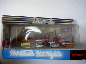 HOT WHEELS DRIVE IN HOT NIGHTS VEHICLE COLLECTION