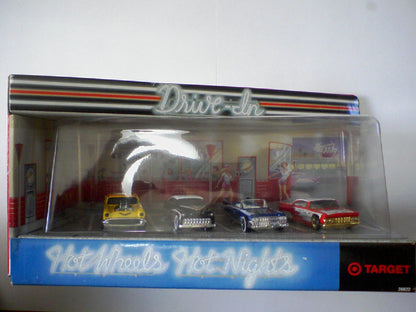 HOT WHEELS DRIVE IN HOT NIGHTS VEHICLE COLLECTION