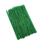 ccHuDE 200 Pcs Shiny Chenille Stems Glitter Pipe Cleaners Metallic Tinsel Stems for Christmas DIY Arts and Crafts Green