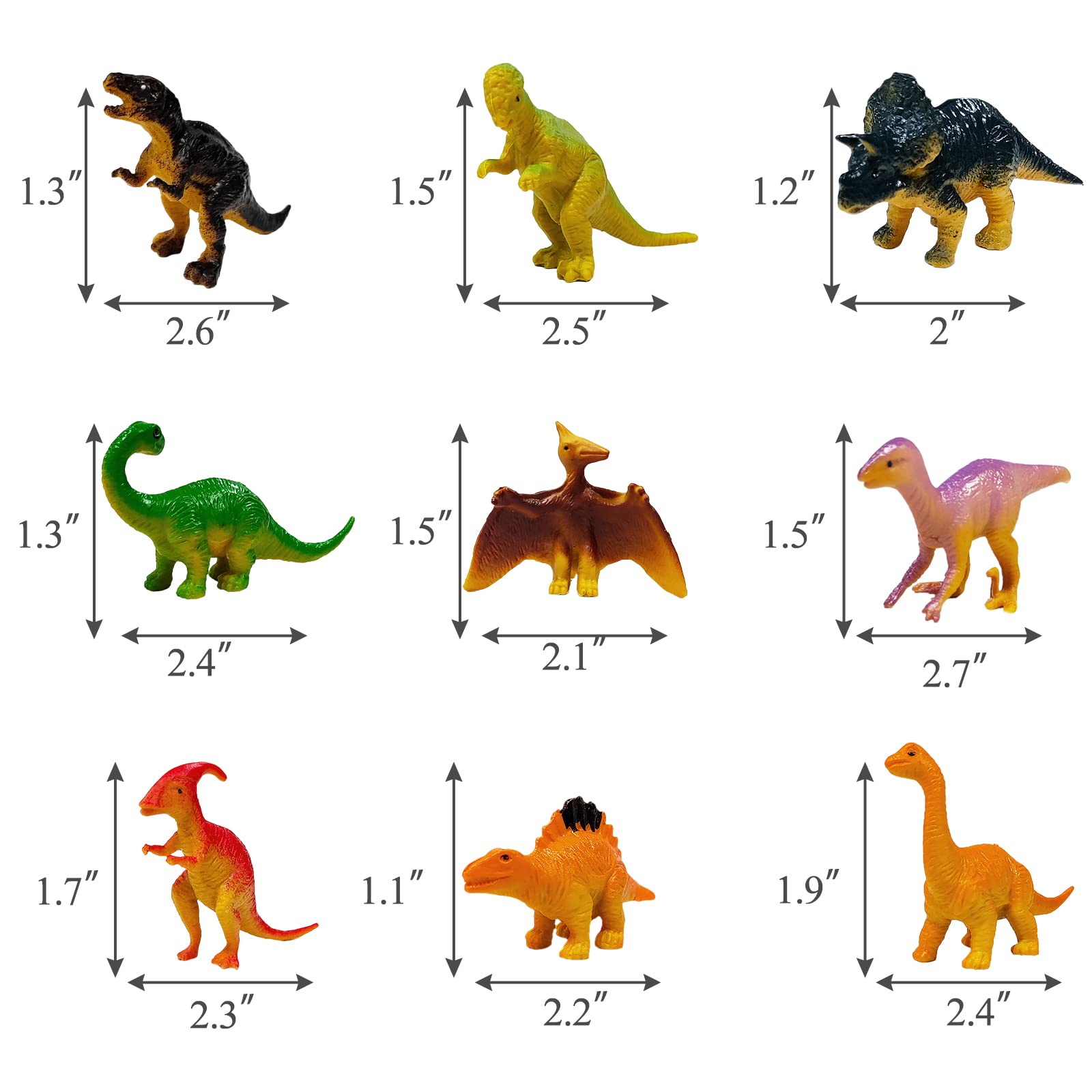 GLAHORSE 26 PCS Dinosaur Cake Toppers With Dinosaur Eggs Leaves Trees Cake Decorations For Birthday Party,dinosaur Themed party, Wild Animals