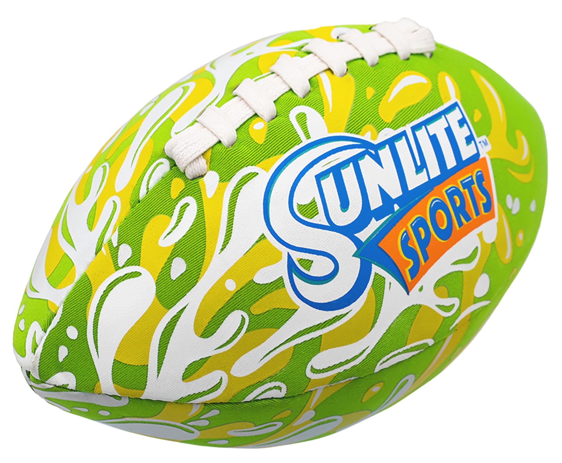 Sunlite Sports Waterproof Football for Lawn Backyard Pool Beach Lake Park Water Toy, Outdoor Play, for Kids Children Teens Adults, Family Fun
