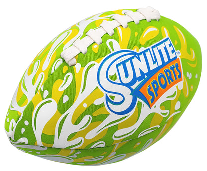 Sunlite Sports Waterproof Football for Lawn Backyard Pool Beach Lake Park Water Toy, Outdoor Play, for Kids Children Teens Adults, Family Fun