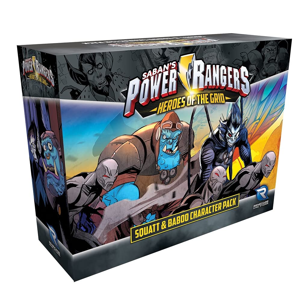 Renegade Game Studios Power Rangers Heroes of the Grid Squatt & Baboo