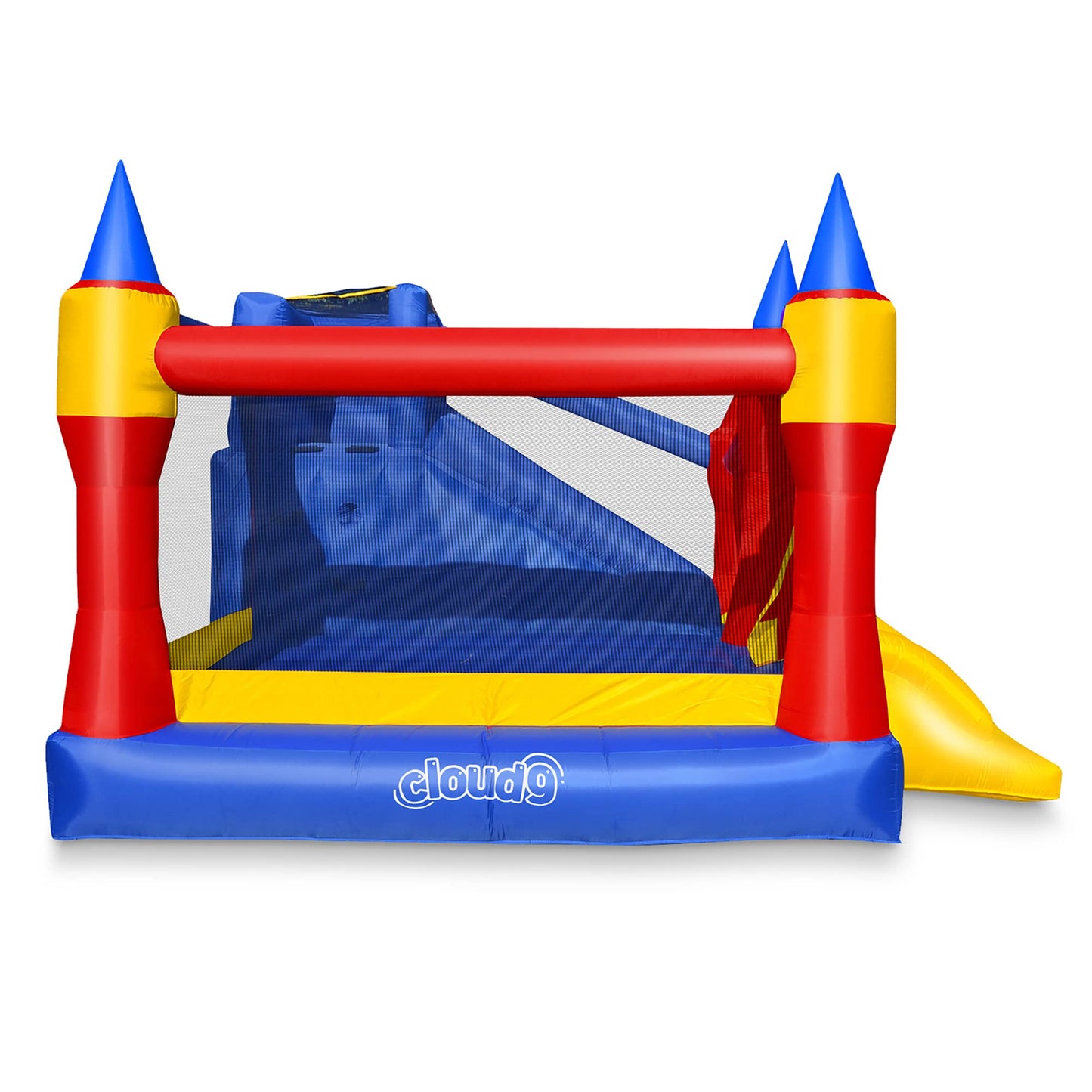 Cloud 9 Royal Slide Bounce House, Inflatable Bouncing Jumper for Kids, Without Blower