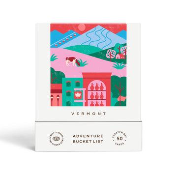 Reach International Outfitters Vermont Adventure Bucket List: 50 Scratch-Off Cards for Outdoor Activities, Tourist Attractions, and Road Trips