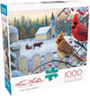 Buffalo Games - White Crimson Morning - 1000 Piece Jigsaw Puzzle for Adults