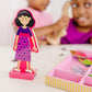Melissa & Doug Abby and Emma Magnetic Wooden Dress-Up Dolls Play Set (55+ Pieces), Magnetic Dolls, Pretend Play & Preschool Toys for Kids 3+