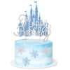 2Pcs Frozen Cake Toppers for Princess Winter Wonderland Theme Party Decor