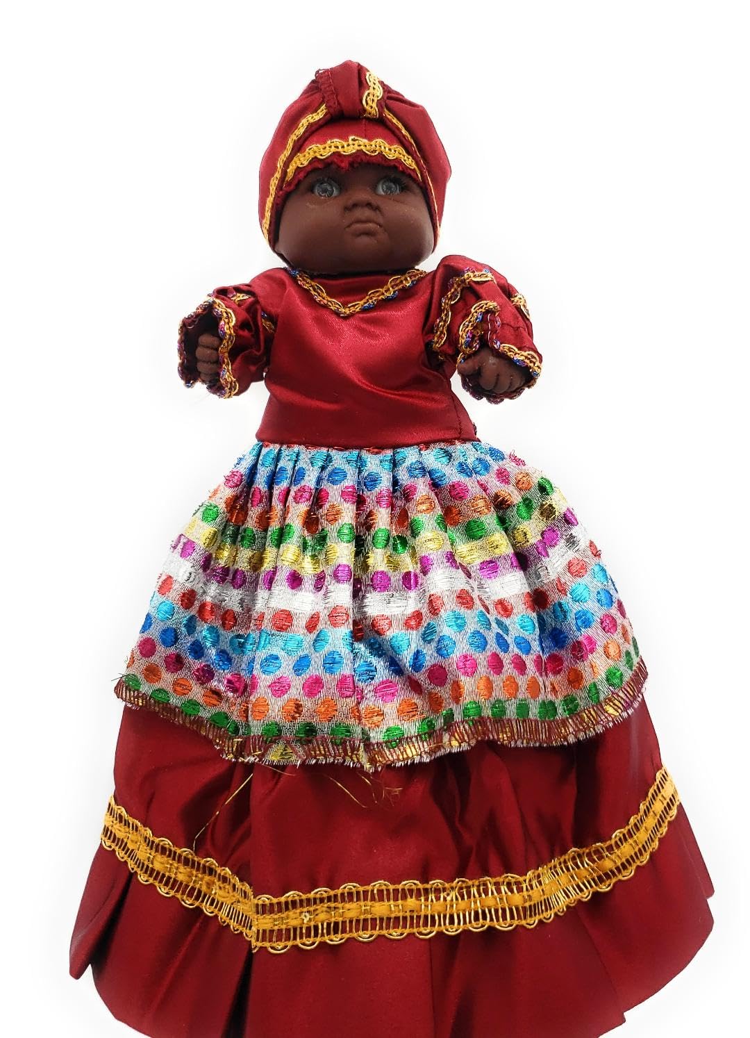 WORLDMARTSHOPPING WMS OYA - Doll, Muñeca, Classic, Santeria, Yoruba, Orishas, Ifa, Ocha, Lucumi (Satin)