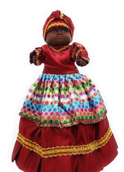WORLDMARTSHOPPING WMS OYA - Doll, Muñeca, Classic, Santeria, Yoruba, Orishas, Ifa, Ocha, Lucumi (Satin)