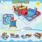 AKEYDIY Inflatable Water Slide Bounce House for Big Kids 3-12, Obstacle Course with Tunnel & Slide, Large Splash Pool, Water Cannon, Blow Up Water