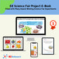 EZ BioResearch Bacteria Science Kit (IV) (Gift Pack): Prepoured LB-Agar Plates and Cotton Swabs. Exclusive Free Science Fair Project E-Book Packed