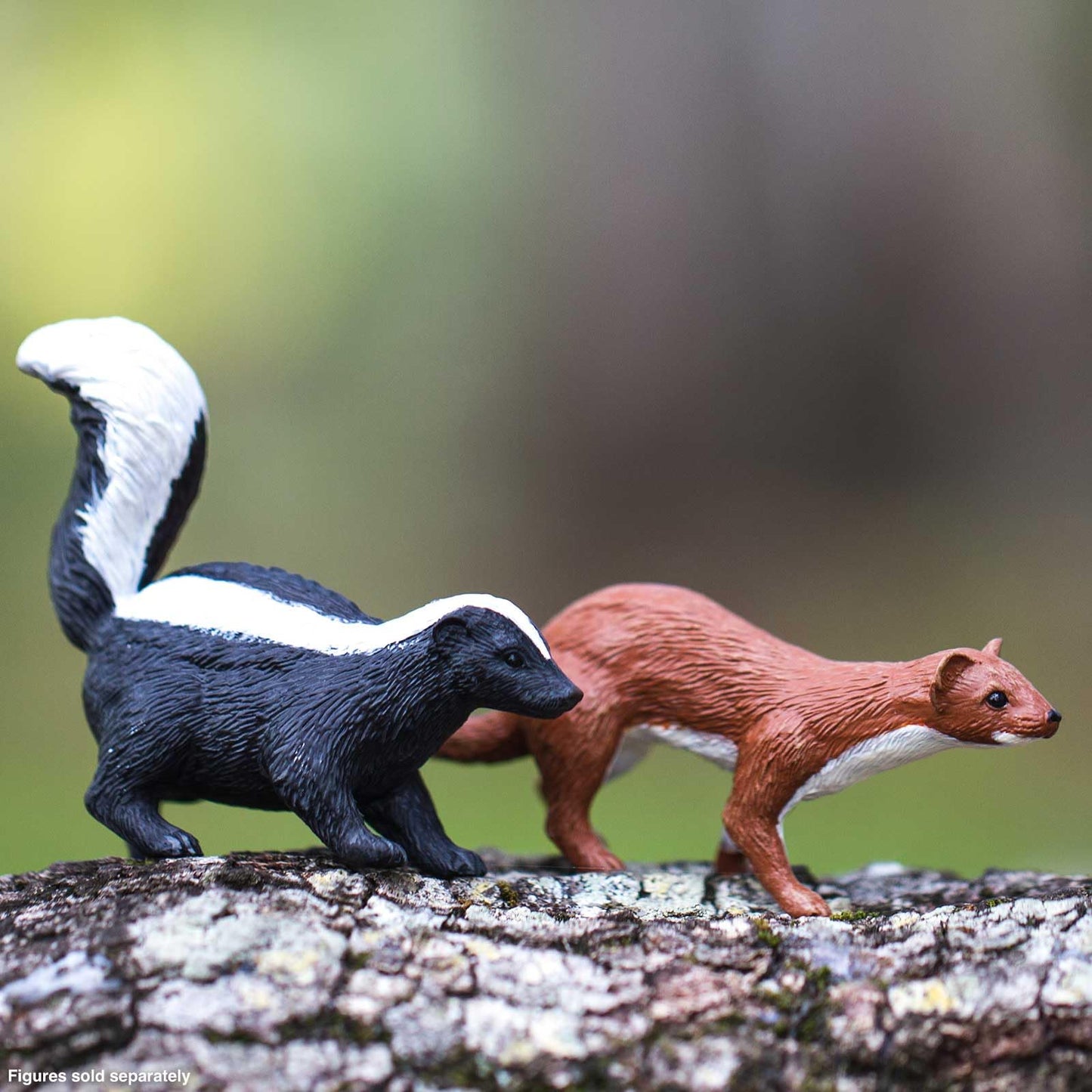 Safari Ltd. Striped Skunk Figurine - Realistic 2.5" Plastic Model Figure - Educational Toy for Boys, Girls & Kids Ages 3+