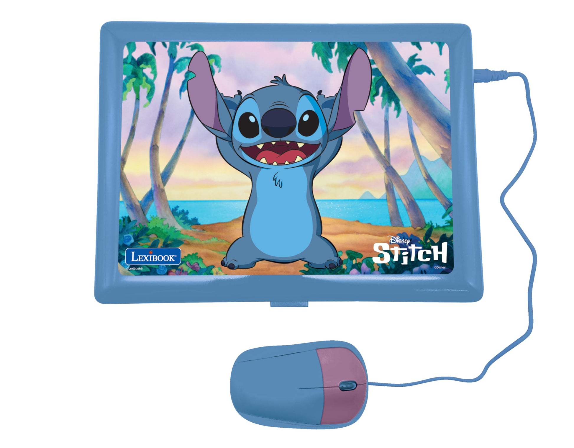 Lexibook, Disney Stitch Educational Laptop for Kids, JC598Di2