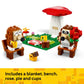 LEGO Hedgehog Picnic Date Building Toy - Animal Figures and Playset for Kids, Boys and Girls, Ages 8+ - Gift for Her and Him - with 2 Hedgehog Toys