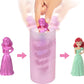 Mattel Disney Princess Toys, Small Doll Surprise, Royal Color Reveal, 6 Surprises Include Doll, Bracelet & 4 Pieces, Princess or Villain Series (Dolls