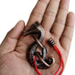 Cast Metal Brain Teaser Puzzle Metal Puzzle Brainteaser Exploration and Thinking Toy Intellectual Teaching (Seahorse & Rope)