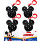 Disney Mickey and Minnie Mouse Party Favor Set Bundle for Kids - 8 Play Packs with Mini Coloring Books, Stickers for Boys and Girls Birthday Party